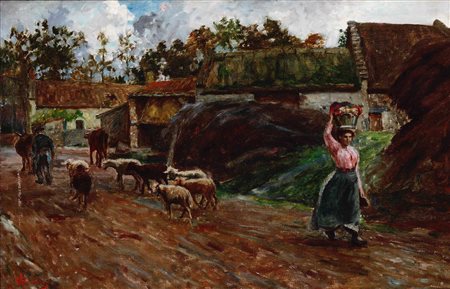 Garino Angelo, Scena di paese