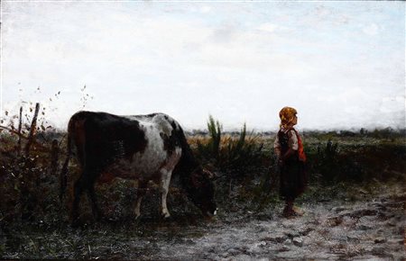 Steffani Luigi, Contadinella con mucca