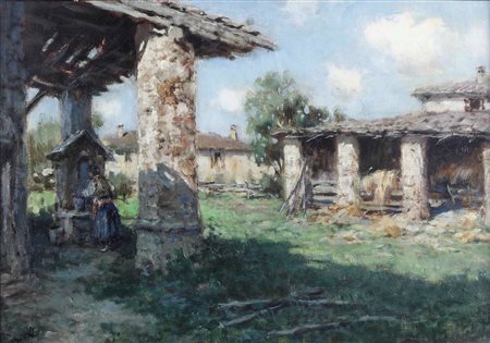 Karpoff Ivan, Cascinale con figura alla fontana