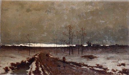 Cavaliè Cesare, Paesaggio Invernale