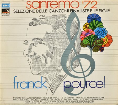 Franck Pourcel SANREMO '72 LP 33 giri, EMI Musica Difetti di copertina