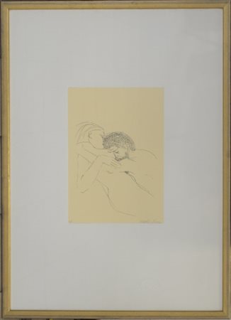 Emilio Greco "Senza titolo" 
acquaforte
(lastra cm 34,5x25; foglio cm 76x55)
fir