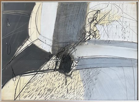 Tino Vaglieri "Studio" 1962
tecnica mista su carta
cm 49x69
titolato, firmato e
