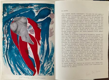 Giosetta Fioroni "La piena" 1994
acquaforte e collage
(lastra cm 45x33; foglio c