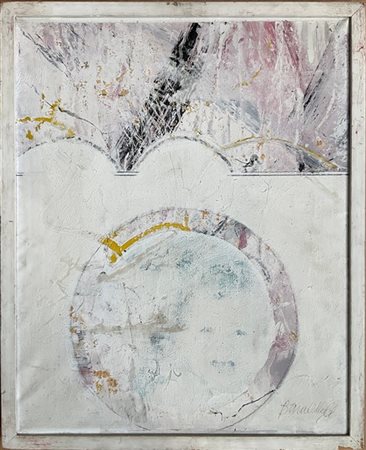 Paolo Baratella "Specchio 2" 1966
olio su tela
cm 50x40
firmato in basso a destr