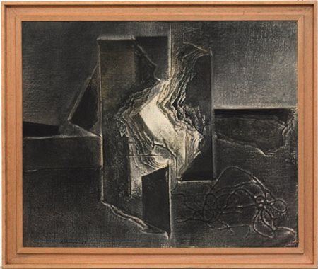 Felice Canonico "Cecina" 1969
tecnica mista su tela
cm 59x72
firmata e datata in