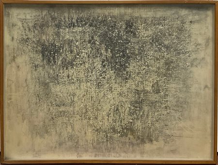 Ugo Recchi "Superficie a luci intermittenti n. 1" 1958
tecnica mista su cartonci