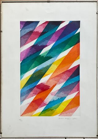 Piero Dorazio "Senza titolo" 1982
litografia a colori
cm 69,5x50
firmata, datata