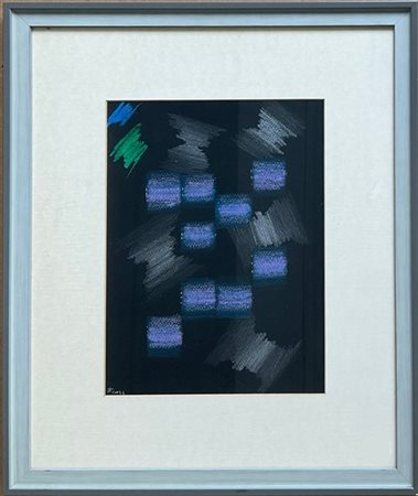 Ennio Finzi "Composizione" 
pastelli su carta
cm 31x23
firmato in basso a sinist