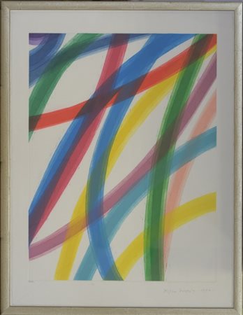 Piero Dorazio "Senza titolo" 1990
litografia a colori - prova d'artista
cm 76x57