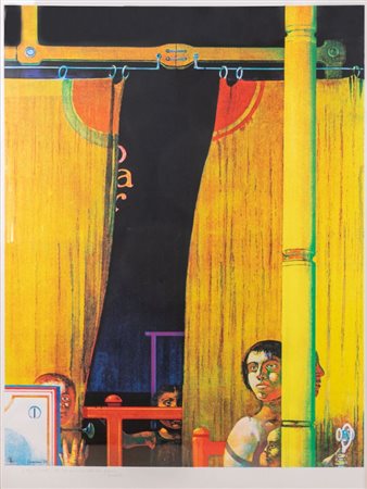 LEONARDO CREMONINI (Bologna 1925 - Parigi 2010) "Senza titolo", 1975....