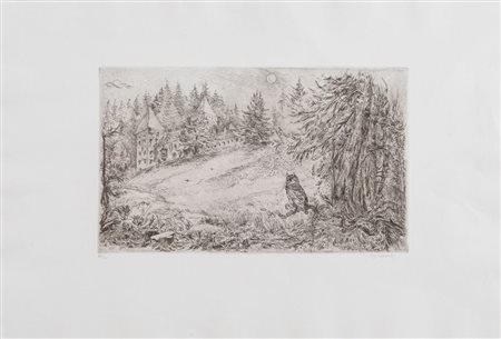 VIRGILIO TRAMONTIN (S. Vito al Tagliamento 1908 - 2002) "L'assiolo", 1978....