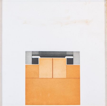 GIÒ POMODORO (Orciano di Pesaro 1930 - Milano 2002) "Senza titolo", 1982....