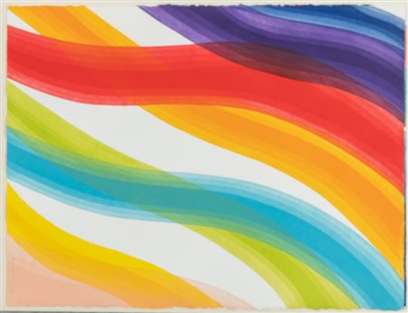 PIERO DORAZIO (Roma 1927 – Perugia 2005) "Senza titolo", 1994. Incisione ad...