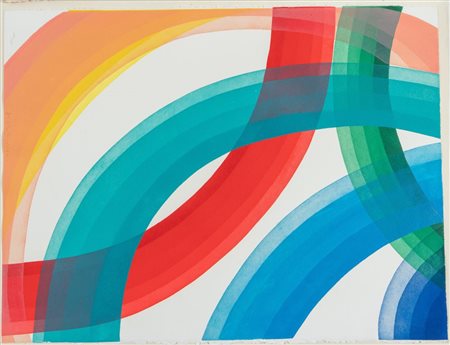 PIERO DORAZIO (Roma 1927 - Perugia 2005) "Senza titolo", 1994. Incisione...