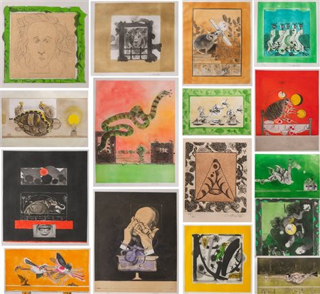 GRAHAM VIVIAN SUTHERLAND (Londra 1903 - Mentone 1980) "Apollinaire. Le...