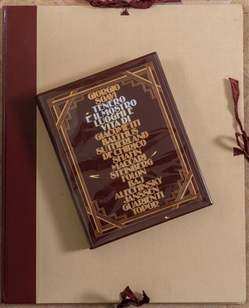 GIORGIO SOAVI (Broni 1923 - Milano 2008) "Tenero è il mostro", 1977. Cartella...