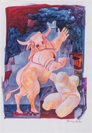 MAURIZIO CARLONI (Cingoli 1941 - Pavullo N/F 2001) "Senza titolo". Tecnica...