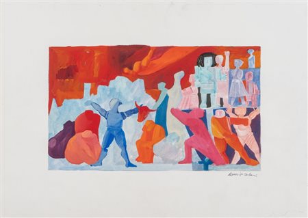 MAURIZIO CARLONI (Cingoli 1941 - Pavullo N/F 2001) "Senza titolo". Tecnica...