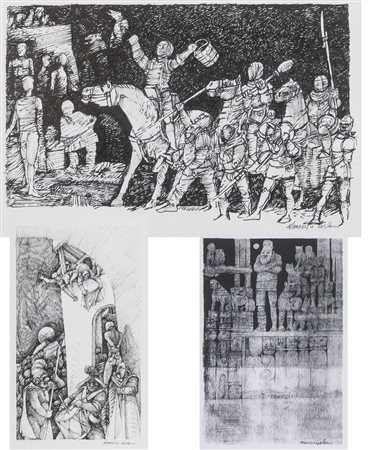 MAURIZIO CARLONI (Cingoli 1941 - Pavullo N/F 2001) Lotto composto da tre...