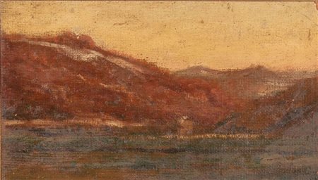 GIULIO FIORI (Bologna 1909 - 1991) "Tramonto di Val D'Adige", 1962. Olio su...