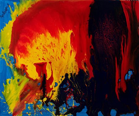 SERGIO TERZI NERONE (Reggio Emilia 1939 - 2021) "Senza titolo". Smalto su...