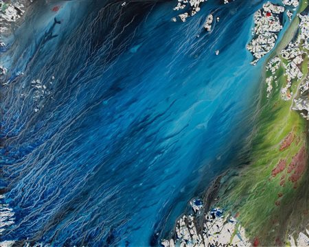 SERGIO TERZI NERONE (Reggio Emilia 1939 - 2021) "Senza titolo". Smalto su...