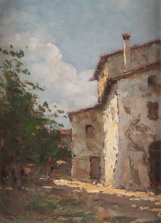 ANTONINO SARTINI (Crespellano 1889 – Bazzano 1954) "Casolare a Monteveglio",...