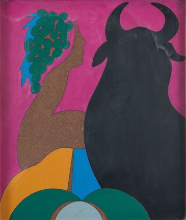 CORRADO CICOGNANI (Bologna 1919 – 1992) "España, Italica Sevilla". Olio su...