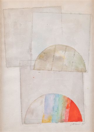 EUGENIO CARMI (Genova 1920 - Lugano 2016) "Equilibrio immaginario", 1995....