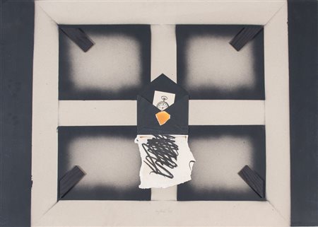 CONCETTO POZZATI (Vo' 1935 - Bologna 2017) "Senza titolo", 1976. Tecnica...