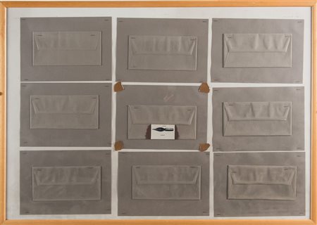 CONCETTO POZZATI (Vo' 1935 - Bologna 2017) "Senza titolo", 1976. Tecnica...