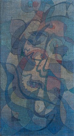 VINCENZO BALSAMO (Brindisi 1935 - Roma 2017) "Senza titolo". Olio su tela. Cm...