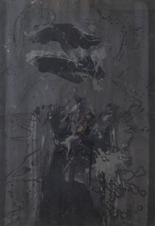 GIUSEPPE FERRARI (Bologna 1921 - 2011) "Comparsa", 1959. Tecnica mista su...