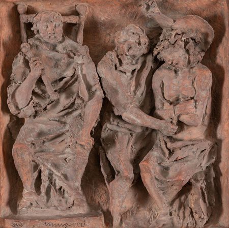 LUCIANO MINGUZZI (Bologna 1911 - Milano 2004) "Cristo condannato a morte"....