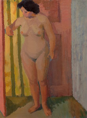 Giuseppe Capogrossi (Roma 1900-1972)  - Nudo femminile, 1940