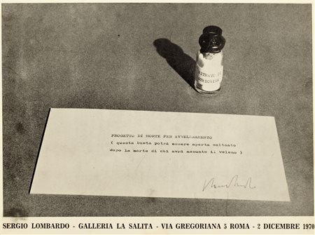 Sergio Lombardo (Roma 1939)  - Due manifesti 