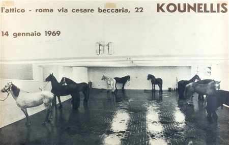 Jannis Kounellis (Pireo 1936-Roma 2017)  - L'Attico, Roma, 1969