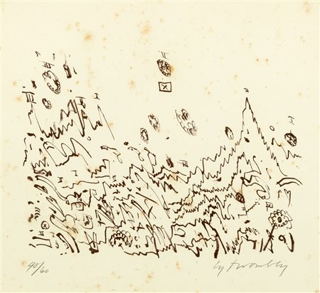 Cy Twombly (Lexington 1928-Roma 2011)  - Composizione, 1960