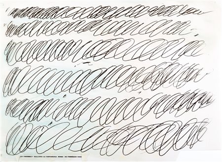 Cy Twombly (Lexington 1928-Roma 2011)  - Galleria La Tartaruga, 1968