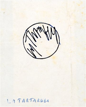 Cy Twombly (Lexington 1928-Roma 2011)  - Timbro utilizzato dall’artista in alcune sue opere su carta