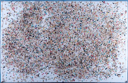 Tano Festa (Roma 1938-1988)  - Coriandoli -  "Renan" Ivan, 1980