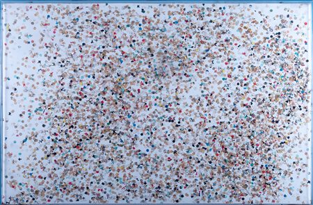 Tano Festa (Roma 1938-1988)  - Coriandoli -  "Chapaco" Lin, 1980