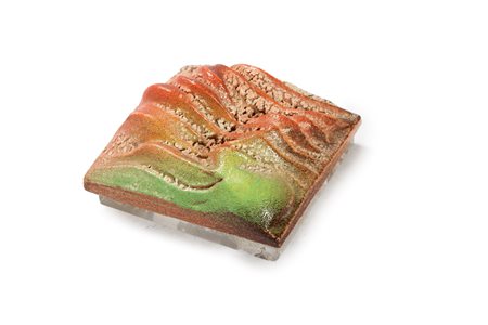 Carlo Zauli (Zaenza 1926-2002)  - Placca colorata