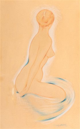 Alberto Martini (Oderzo 1876-Milano 1954)  - Nudo di spalle