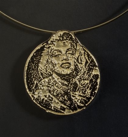 Mimmo Rotella (Catanzaro 1918-Milano 2006)  - Marilyn, 2004