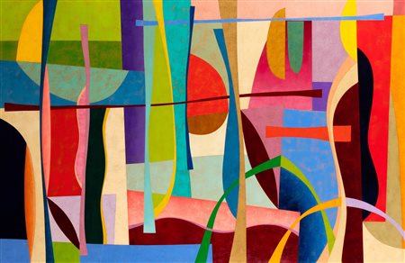 Roberto Miniati (Roma 1952)  - A curious Robin (geometrie invisibili), 2021