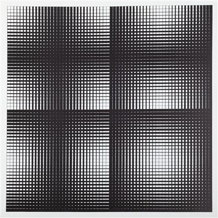 Getulio Alviani (Udine 1939-Milano 2018)  - Tensione bianca e nera