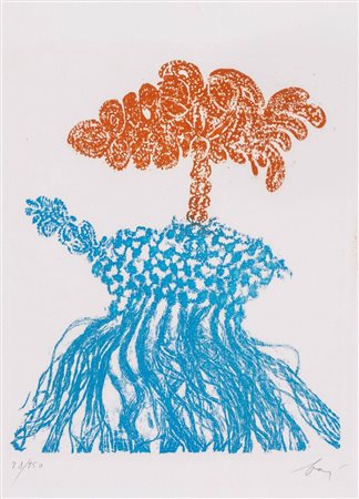 Enrico Baj (Milano 1924-Vergiate 2003)  - Uccello meccanico