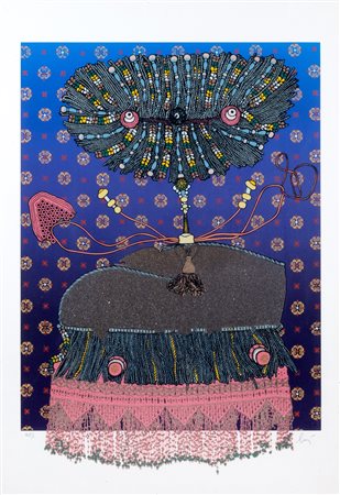 Enrico Baj (Milano 1924-Vergiate 2003)  - Figura